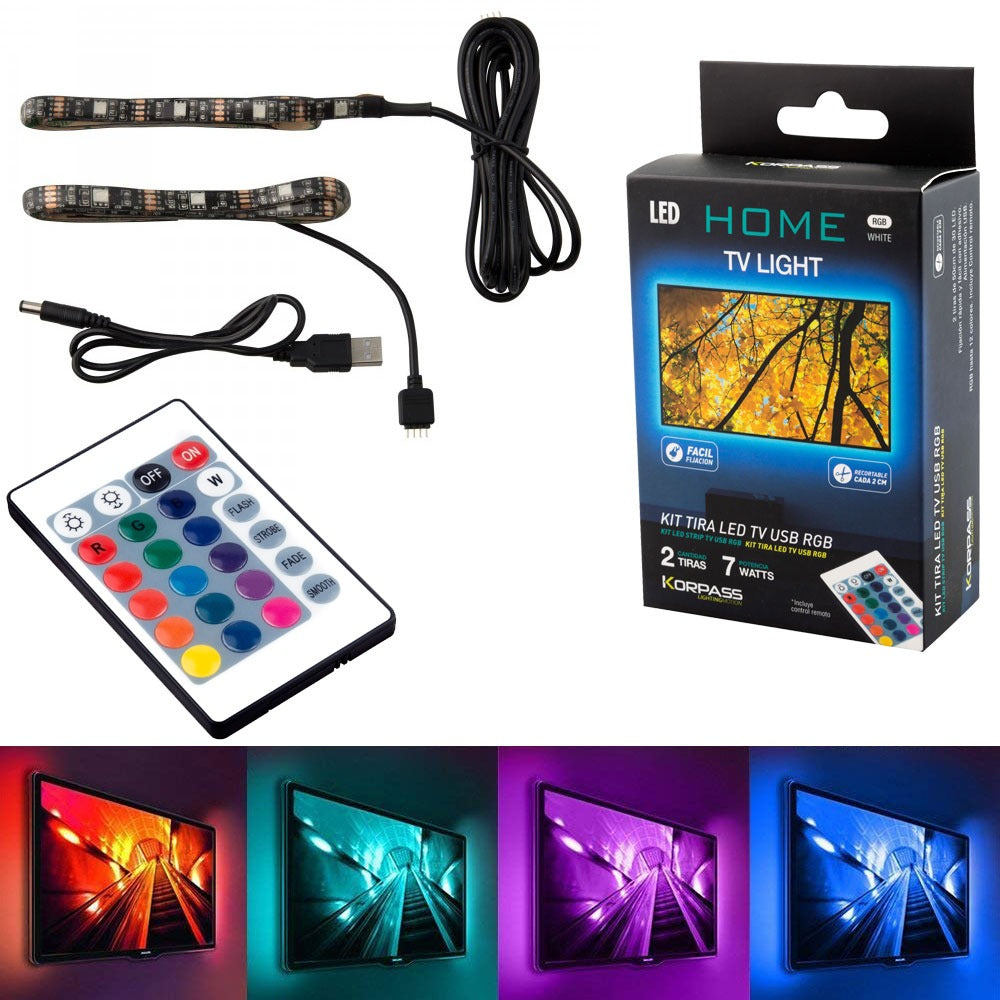 TV Led strip - Complete set RGB - 2 strips TV Led strip - Complete set RGB - 2 strips